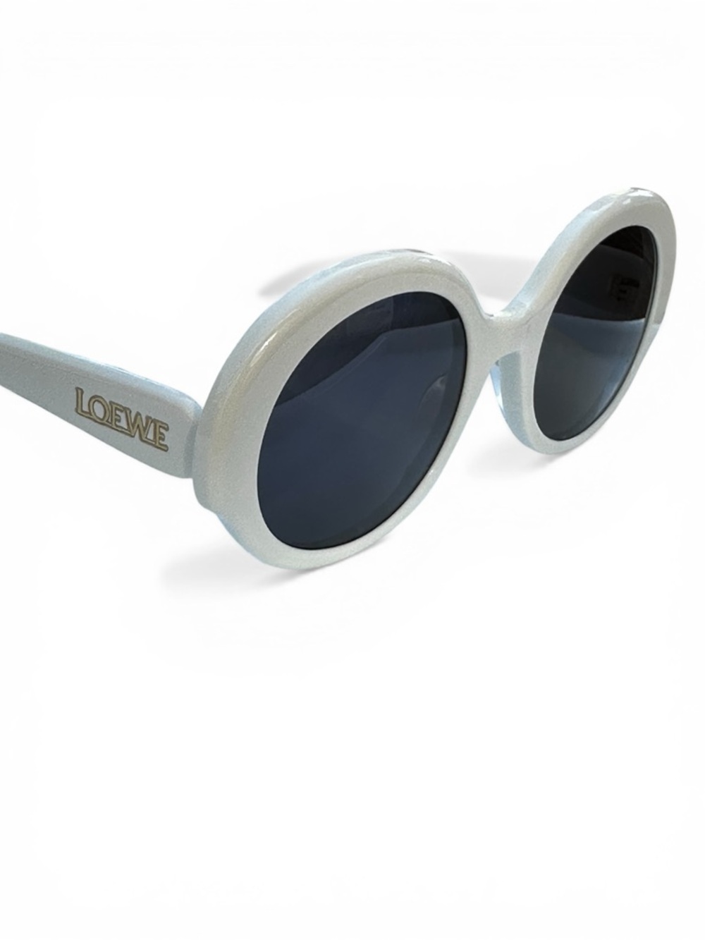 Loewe Round Sunglasses LW40135I White w/ COA Italy
